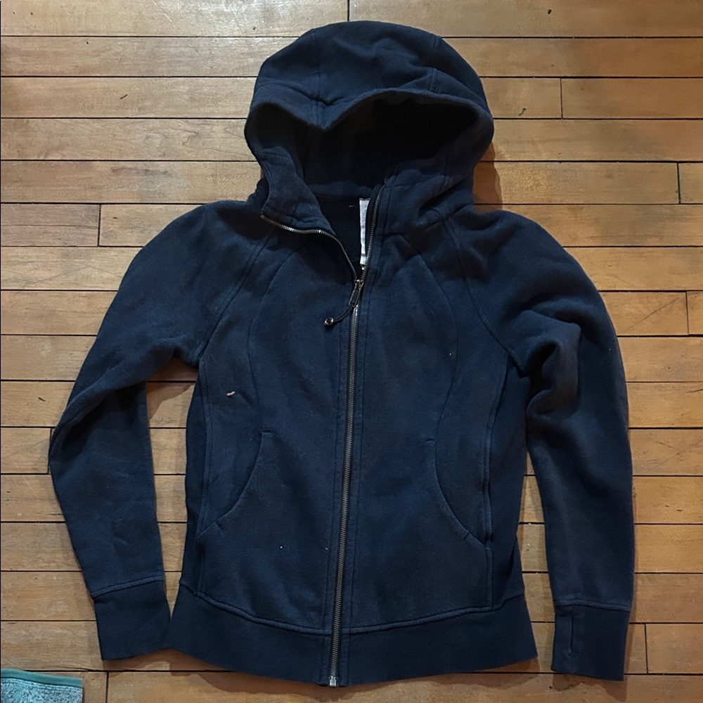 EUC lululemon athletica Dark Blue Hooded Jacket